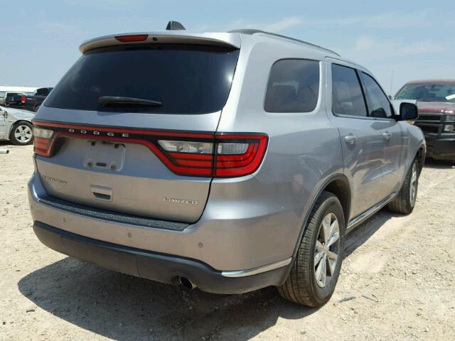 1C4RDHDG9FC709194 - 2015 DODGE DURANGO LI SILVER photo 4