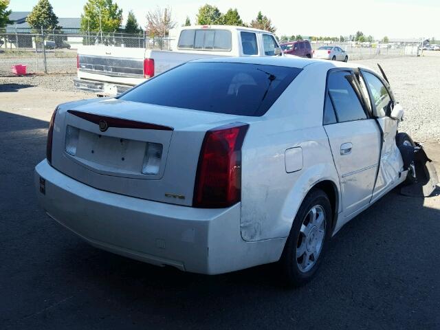 1G6DM577640178820 - 2004 CADILLAC CTS WHITE photo 4