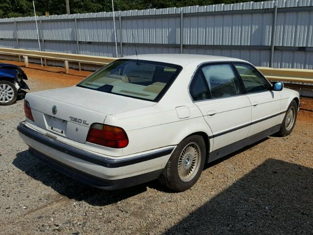 WBAGK2328VDH67791 - 1997 BMW 750 IL WHITE photo 4