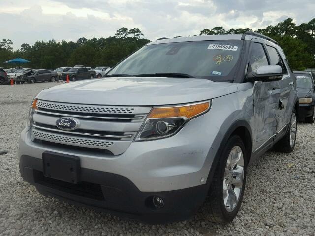 1FM5K7F88DGA45301 - 2013 FORD EXPLORER L SILVER photo 2