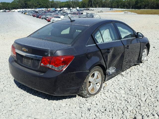 1G1PC5SB3E7131707 - 2014 CHEVROLET CRUZE LT GRAY photo 4