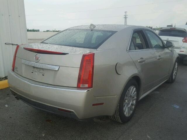 1G6DE5E55D0143412 - 2013 CADILLAC CTS BEIGE photo 4