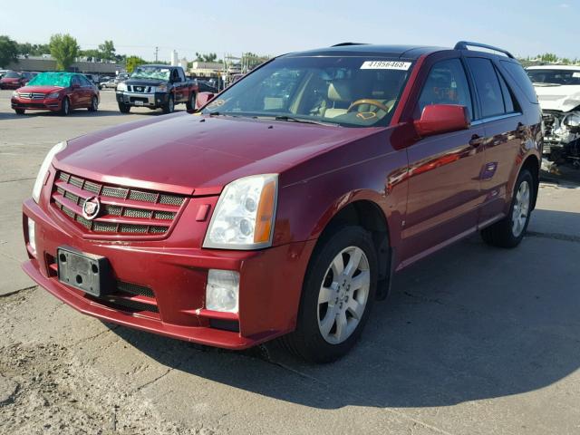 1GYEE63A070170510 - 2007 CADILLAC SRX RED photo 2