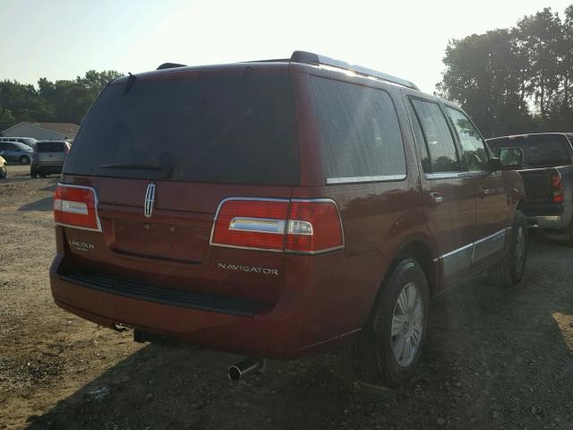 5LMJJ2J54EEL05964 - 2014 LINCOLN NAVIGATOR MAROON photo 4