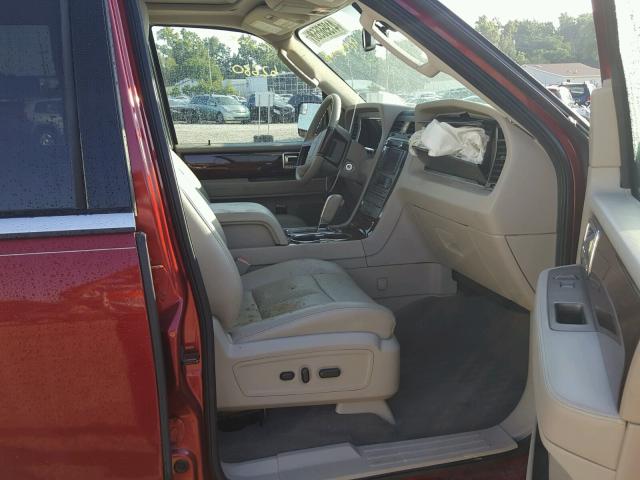 5LMJJ2J54EEL05964 - 2014 LINCOLN NAVIGATOR MAROON photo 5