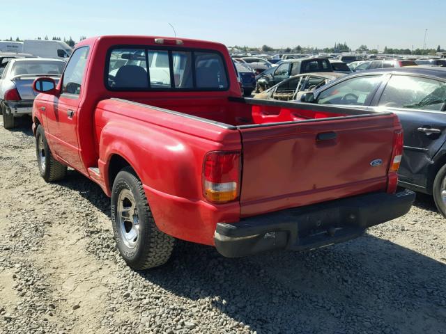 1FTCR10A0PPA67586 - 1993 FORD RANGER RED photo 3
