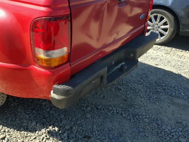 1FTCR10A0PPA67586 - 1993 FORD RANGER RED photo 9