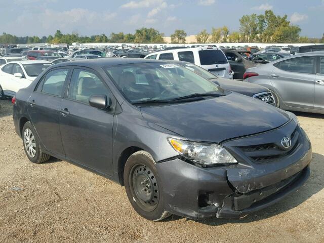 2T1BU4EE9CC820824 - 2012 TOYOTA COROLLA CHARCOAL photo 1