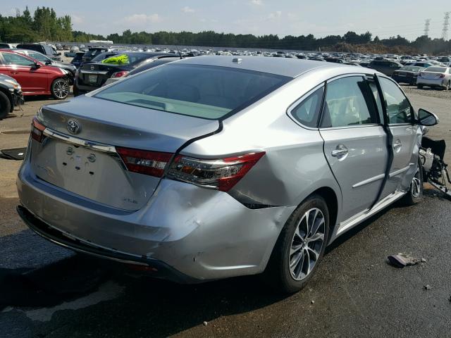 4T1BK1EB3JU269392 - 2018 TOYOTA AVALON XLE SILVER photo 4