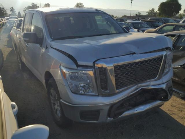 1N6AA1EJ1JN501036 - 2018 NISSAN TITAN S SILVER photo 1