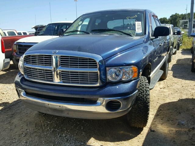 3D7KU28623G713103 - 2003 DODGE RAM 2500 BLUE photo 2