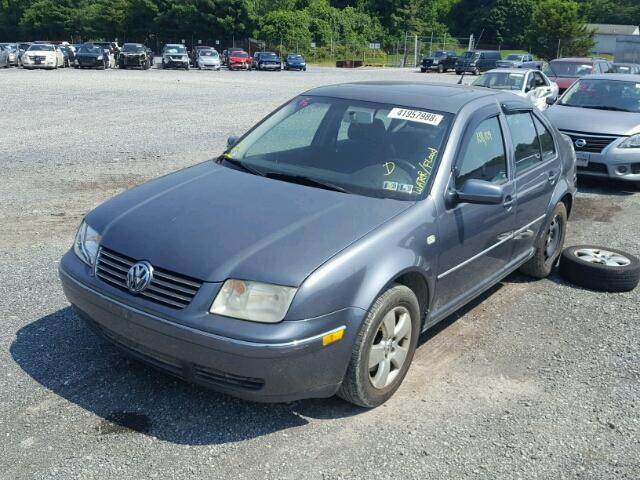 3VWSK69M75M017083 - 2005 VOLKSWAGEN JETTA GLS GRAY photo 2