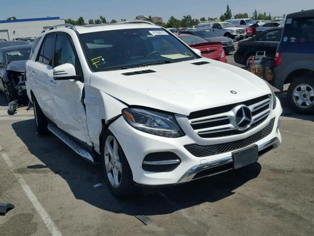 4JGDA5JB9HA826326 - 2017 MERCEDES-BENZ GLE 350 WHITE photo 1