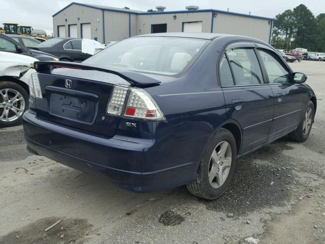 JHMES26795S000749 - 2005 HONDA CIVIC EX Niebieski zdjęcie 4