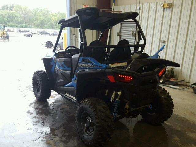 3NSVBE87XHH864455 - 2017 POLARIS RZR S 900 BLUE photo 3