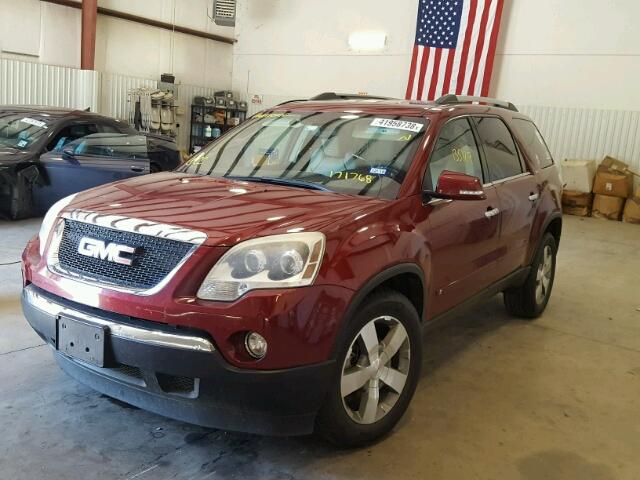 1GKLRMED7AJ171768 - 2010 GMC ACADIA SLT 栗色 照片 2