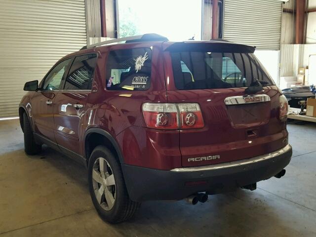1GKLRMED7AJ171768 - 2010 GMC ACADIA SLT 栗色 照片 3