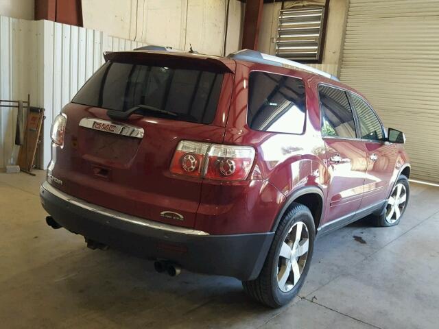 1GKLRMED7AJ171768 - 2010 GMC ACADIA SLT 栗色 照片 4