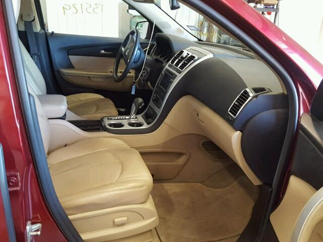 1GKLRMED7AJ171768 - 2010 GMC ACADIA SLT 栗色 照片 5