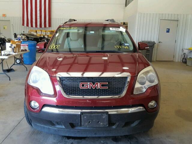 1GKLRMED7AJ171768 - 2010 GMC ACADIA SLT 栗色 照片 9