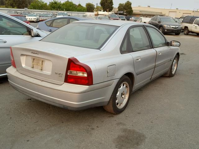 YV1TS94D511204114 - 2001 VOLVO S80 SILVER photo 4