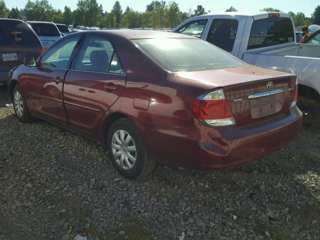 4T1BE32K56U129200 - 2006 TOYOTA CAMRY LE BURGUNDY photo 3