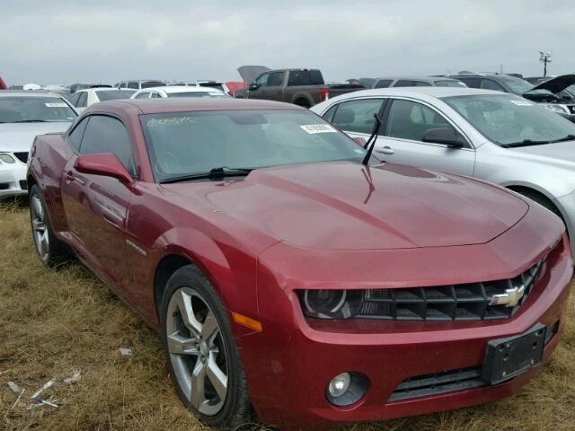 2G1FC1EV6A9213742 - 2010 CHEVROLET CAMARO LT BURGUNDY photo 10