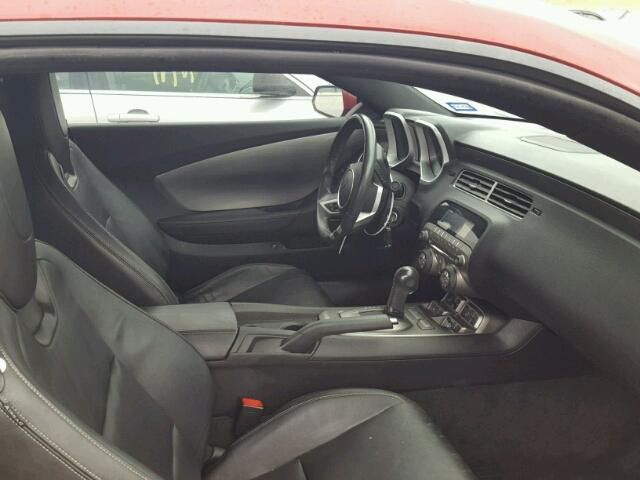 2G1FC1EV6A9213742 - 2010 CHEVROLET CAMARO LT BURGUNDY photo 5