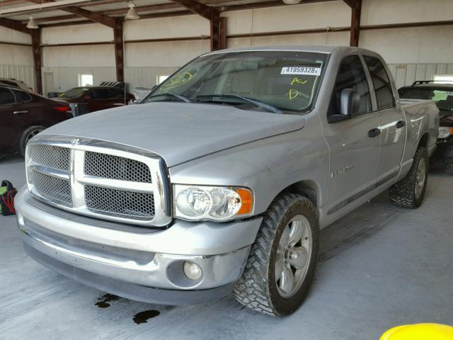 3D7HA18NX2G123153 - 2002 DODGE RAM 1500 SILVER photo 2