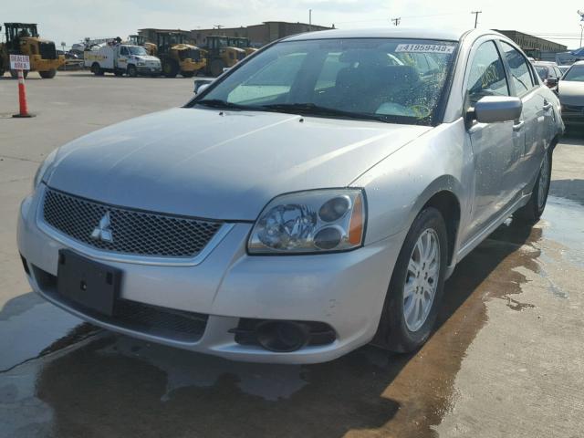 4A32B2FFXCE006791 - 2012 MITSUBISHI GALANT FE SILVER photo 2