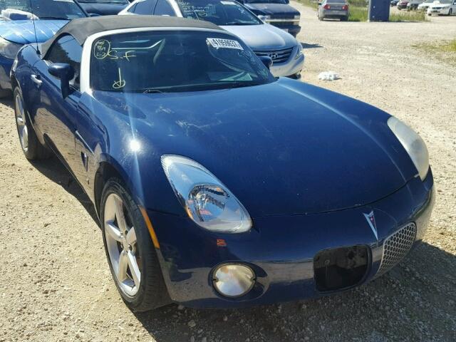 1G2MB35B19Y101459 - 2009 PONTIAC SOLSTICE BLUE photo 1