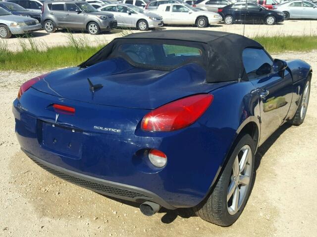 1G2MB35B19Y101459 - 2009 PONTIAC SOLSTICE BLUE photo 4