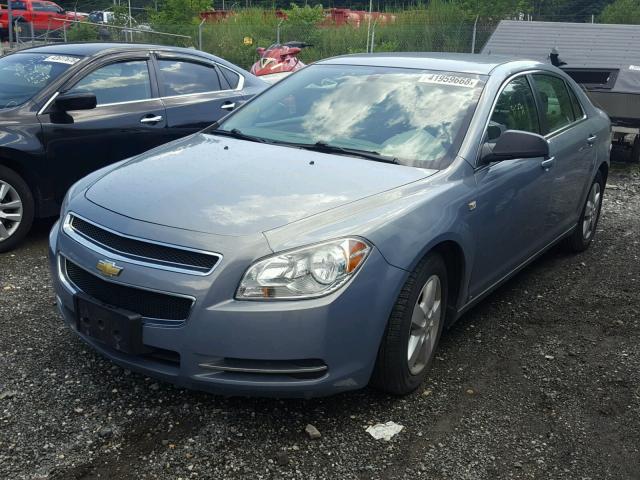 1G1ZG57B584186798 - 2008 CHEVROLET MALIBU LS ლურჯი ფოტო 2