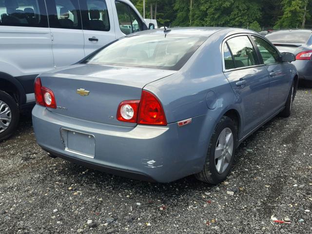 1G1ZG57B584186798 - 2008 CHEVROLET MALIBU LS ლურჯი ფოტო 4