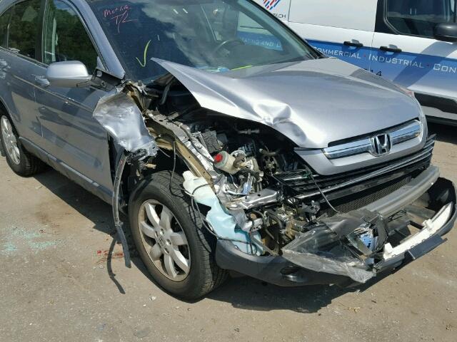 5J6RE48788L016551 - 2008 HONDA CR-V EXL SILVER photo 9