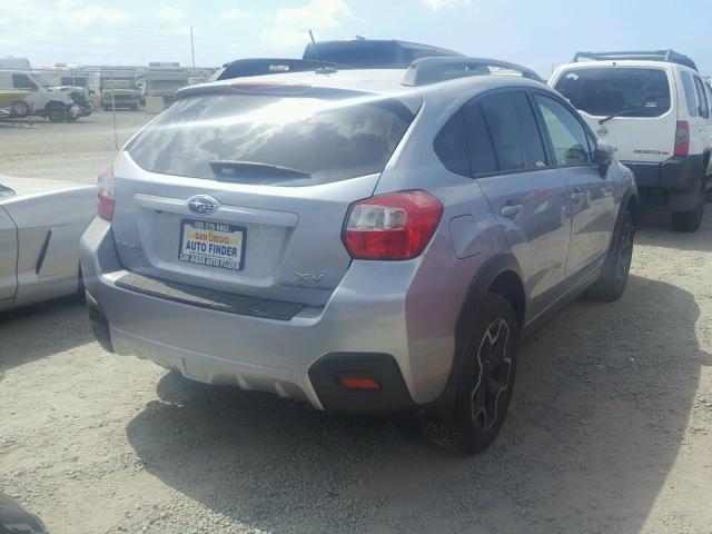 JF2GPAMC1FH242604 - 2015 SUBARU XV CROSSTR SILVER photo 4