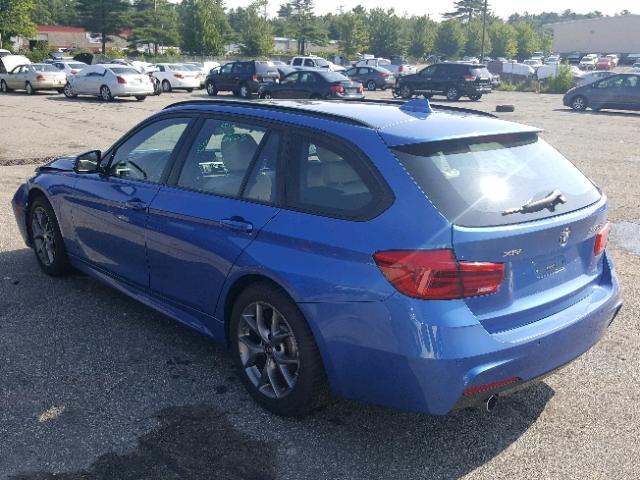 WBA8J1C56GK710884 - 2016 BMW 328 D BLUE photo 3