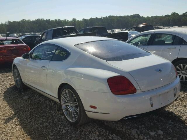 SCBCP73W09C060358 - 2009 BENTLEY CONTINENTA WHITE photo 3