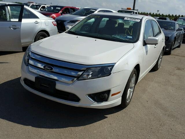 3FAHP0JG2AR262068 - 2010 FORD FUSION SEL WHITE photo 2