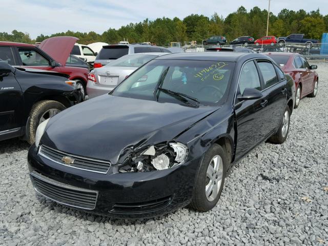 2G1WB58K989122325 - 2008 CHEVROLET IMPALA LS BLACK photo 2