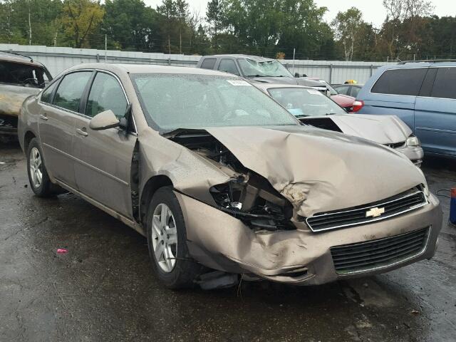 2G1WB55K569245458 - 2006 CHEVROLET IMPALA BROWN photo 1