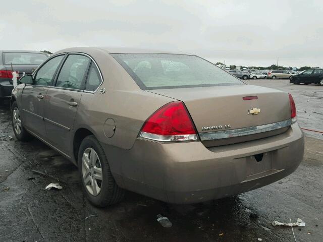 2G1WB55K569245458 - 2006 CHEVROLET IMPALA 棕色 照片 3