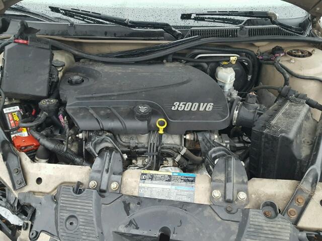 2G1WB55K569245458 - 2006 CHEVROLET IMPALA BROWN photo 7