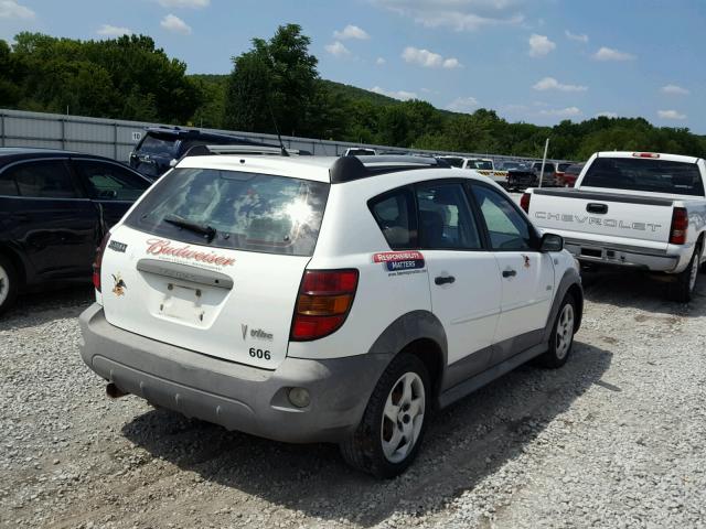 5Y2SL658X6Z434979 - 2006 PONTIAC VIBE WHITE photo 4