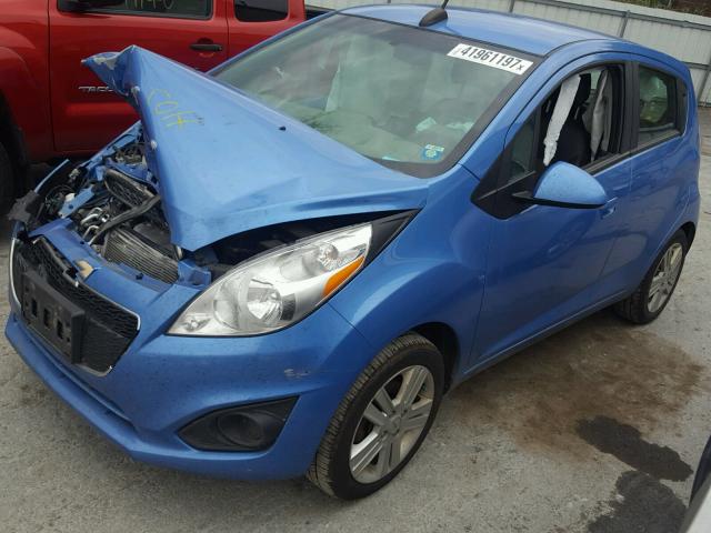 KL8CA6S99FC713648 - 2015 CHEVROLET SPARK LS BLUE photo 2