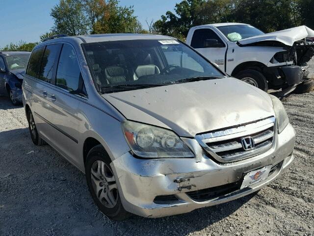 5FNRL38676B408322 - 2006 HONDA ODYSSEY GRAY photo 1