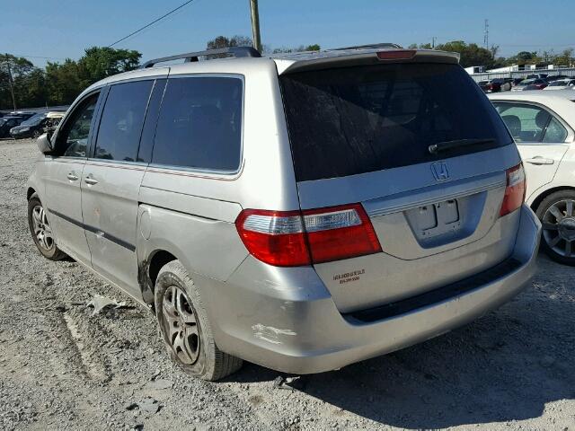 5FNRL38676B408322 - 2006 HONDA ODYSSEY GRAY photo 3