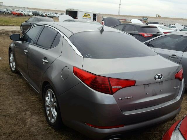 5XXGN4A72CG054292 - 2012 KIA OPTIMA GRAY photo 3