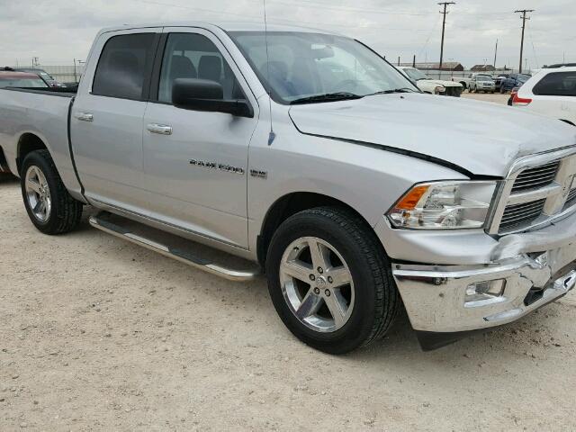 1C6RD6LT5CS289994 - 2012 DODGE RAM 1500 SILVER photo 1