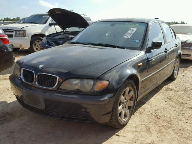 WBAET37463NJ30361 - 2003 BMW 325 BLACK photo 2